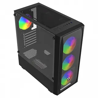 Savio Obudowa komputerowa Noctis FLOW RGB X1