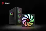 Savio Obudowa komputerowa Noctis FLOW RGB X1