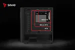 Savio Obudowa komputerowa Noctis FLOW RGB X1