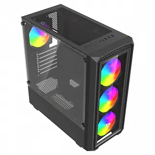 Savio Obudowa komputerowa NOCTIS GLASS RGB X1
