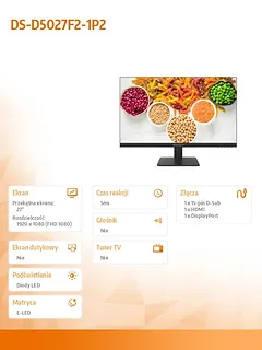 Hikvision Monitor 27 cali DS-D5027F2-1P2