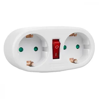 Maclean Gniazdko prądowe x2 MCE338 typ F