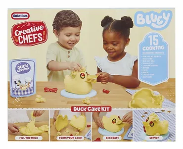 Little Tikes Masa plastyczna Creative Chefs Bluey Tort Kaczka Mix