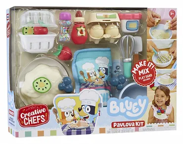 Little Tikes Zestaw z masą plastyczną Creative Chefs Bluey Beza Pavlova