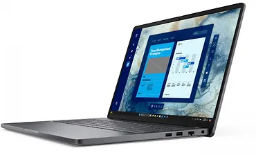 Laptop Dell Pro 16 PC16250 W11P C7 150U/16GB/512GB/FgrPr/FHD IR Cam&Mic/WLAN+BT/16.0 FHD+/BcklKb/3C/YPS3 Magnetite color, textured finish