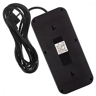 Maclean Listwa zasilająca MCE391 B 6 gniazd 4xUSB-A 1xUSB-C, 110-240V AC 50/60Hz, 2.1A max 2500W, czarna