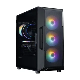 Zalman Obudowa I3 NEO V2 Mid Tower RGB fan x4 czarna
