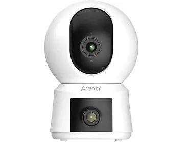 Kamera wewnętrzna Arenti Wi-Fi 3MP+3MP z podwójnym obiektywem i funkcją obrotu
