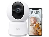 Kamera wewnętrzna Arenti 5G Wi-Fi UHD 3K/5MP z funkcją obrotu i prywatności