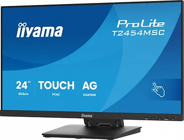IIYAMA Monitor 24 cale T2454MSC-B3AG 10 PKT. POJ,IPS,HDMI,DP,300cd,FHD,2xUSB,2x2W,
