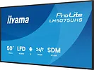 IIYAMA Monitor 50 cali LH5075UHS-B2AG,24/7,VA,ANDROID.11,4K,500cd,3xHDMI,DP, RJ45,2x10W,2xUSB,WiFi,4/32GB,24/7,A311D2, full daisy chain,                    i
