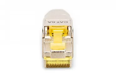 Digitus Wtyk modularny RJ45 kat.6A, PoE++, 10GbE, STP, ekranowany, beznarzędziowy, zakręcany, metalowy, AWG 22-27, linka/drut
