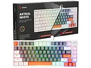Klawiatura magnetyczna SAVIO ASTRAL White OUTEMU White Jade RGB 3 kolory