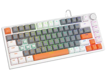Klawiatura magnetyczna SAVIO ASTRAL White OUTEMU White Jade RGB 3 kolory