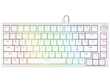 Klawiatura magnetyczna SAVIO ASTRAL White OUTEMU White Jade RGB