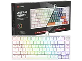 Klawiatura magnetyczna SAVIO ASTRAL White OUTEMU White Jade RGB
