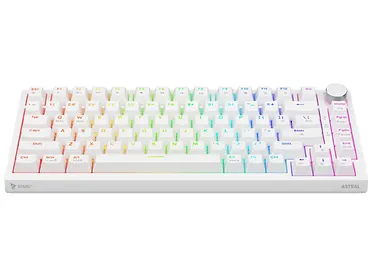 Klawiatura magnetyczna SAVIO ASTRAL White OUTEMU White Jade RGB
