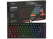 Klawiatura magnetyczna SAVIO ASTRAL Black OUTEMU White Jade, RGB