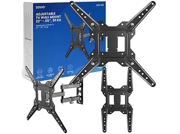 Regulowany uchwyt TV 23’’ – 55’’, 30 kg SAVIO UTV-03