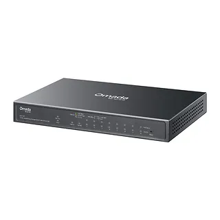 TP-LINK Przełącznik zarządzalny ES210GP Omada 10-Port Gigabit Easy Managed Switch with 8-Port PoE+