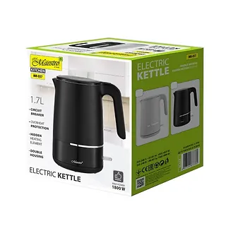 Feel-Maestro Czajnik elektryczny 1,7l  1800W  MR-037-BLACK