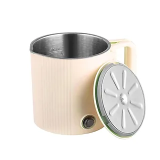 Feel-Maestro Czajnik elektryczny / garnek turystyczny 2w1  0,8l  600W  MR-009-BEIGE