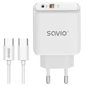 Savio Ładowarka sieciowa z kablem 20W LA-13