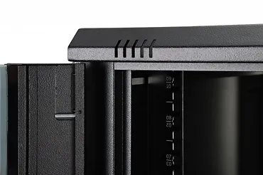 Digitus Szafa sieciowa wisząca Dynamic 19" 9U rack 474x600x600mm, drzwi szyba, czarna, niezłożona, 60kg