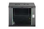 Digitus Szafa sieciowa wisząca Dynamic 19" 9U rack 474x600x450mm, drzwi szyba, czarna, niezłożona, 60kg