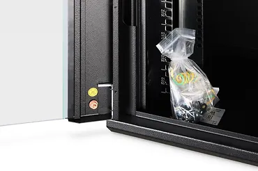 Digitus Szafa sieciowa wisząca Dynamic 19" 9U rack 474x600x450mm, drzwi szyba, czarna, niezłożona, 60kg