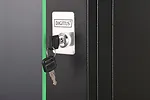 Digitus Szafa sieciowa wisząca Dynamic 19" 9U rack 474x600x450mm, drzwi szyba, czarna, niezłożona, 60kg