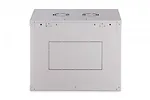 Digitus Szafa sieciowa wisząca Dynamic 19" 9U rack 474x600x450mm, drzwi szyba, szara, niezłożona, 60kg