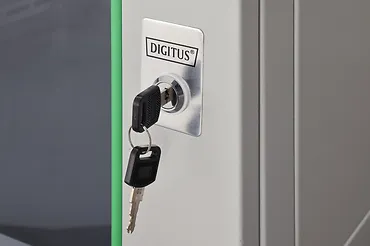 Digitus Szafa sieciowa wisząca Dynamic 19" 7U rack 385x600x600mm, drzwi szyba, szara, niezłożona, 60kg