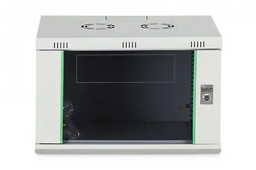 Digitus Szafa sieciowa wisząca Dynamic 19" 7U rack 385x600x450mm, drzwi szyba, szara, niezłożona, 60kg