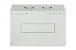 Digitus Szafa sieciowa wisząca Dynamic 19" 7U rack 385x600x450mm, drzwi szyba, szara, niezłożona, 60kg