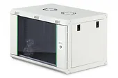Digitus Szafa sieciowa wisząca Dynamic 19" 7U rack 385x600x450mm, drzwi szyba, szara, niezłożona, 60kg