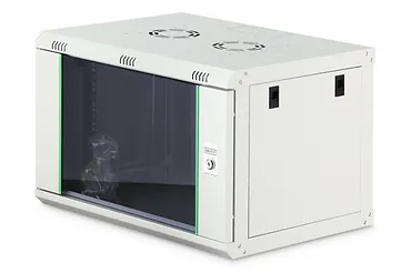 Digitus Szafa sieciowa wisząca Dynamic 19" 7U rack 385x600x450mm, drzwi szyba, szara, niezłożona, 60kg