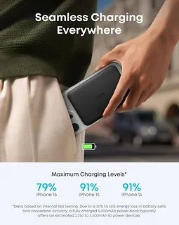 Anker PowerBank Nano 5k mAh slim czarny