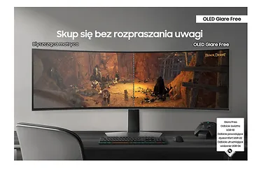 Samsung Monitor Gamingowy Odyssey  49 cali G93SD  LS49DG934SUXEN