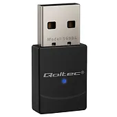 Qoltec Bezprzewodowy mini Adapter Wi-Fi 6 | Standard AX | Bluetooth 5.4 | USB | 900Mbps