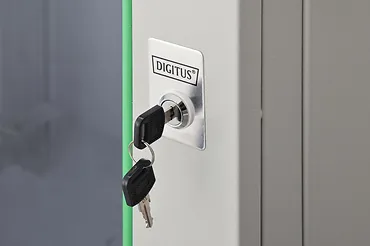 Digitus Szafa sieciowa wisząca Dynamic 19" 16U rack 785x600x450mm, drzwi szyba, szara, niezłożona, 60kg