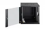 Digitus Szafa sieciowa wisząca Dynamic 19" 12U rack 607x600x600mm, drzwi szyba, czarna, niezłożona, 60kg