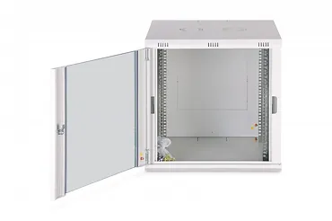Digitus Szafa sieciowa wisząca Dynamic 19" 12U rack 607x600x600mm, drzwi szyba, szara, niezłożona, 60kg