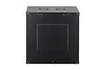 Digitus Szafa sieciowa wisząca Dynamic 19" 12U rack 607x600x450mm, drzwi szyba, czarna, niezłożona, 60kg