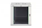 Digitus Szafa sieciowa wisząca Dynamic 19" 12U rack 607x600x450mm, drzwi szyba, szara, niezłożona, 60kg
