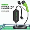 Qoltec Mobilna ładowarka do samochodu elektrycznego EV z regulacją 2w1  Typ2 | 3.5kW | 230V | LCD | LED | 5m