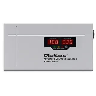 Qoltec Automatyczny stabilizator napięcia AVR 1000VA 3% | Compact |     Toroidalny transformator