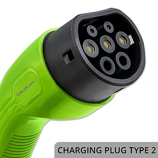 Qoltec Mobilna ładowarka do samochodu elektrycznego EV z regulacją 2w1  Typ2 | 3.5kW | 230V | LCD | Przenośna |4m