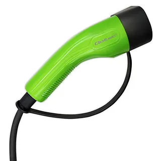 Qoltec Mobilna ładowarka do samochodu elektrycznego EV z regulacją 2w1  Typ2 | 3.5kW | 230V | LCD | Przenośna |4m