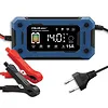 Qoltec Mikroprocesorowa ładowarka 12V 15A | Prostownik z funkcją naprawy i podtrzymania zasilania podczas wymiany akumulatora | do AGM GEL LiFePO4 |   LCD